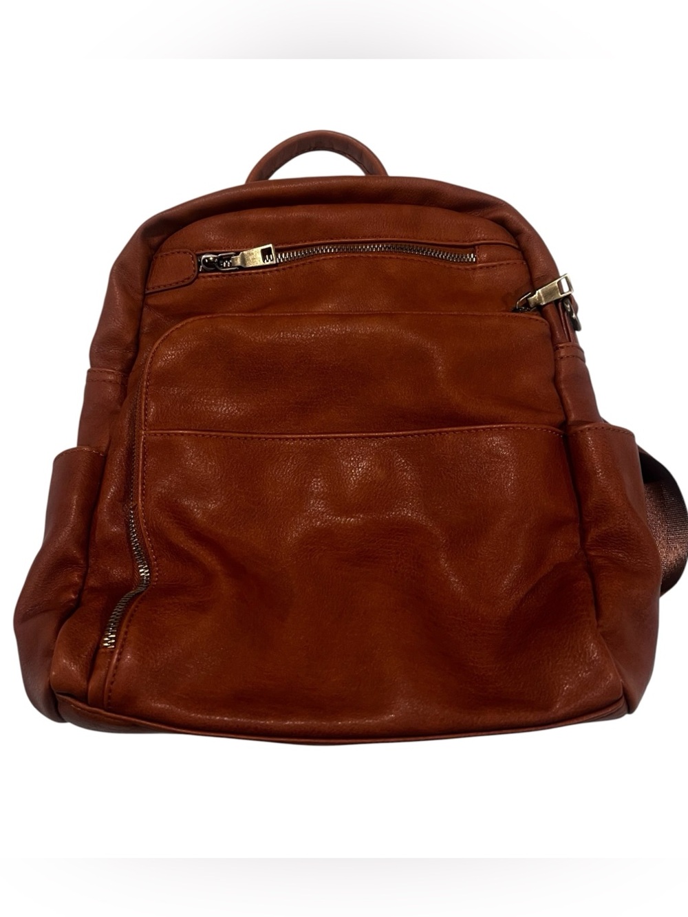 Antik Kraft Brown Backpack Purse Vegan Leather